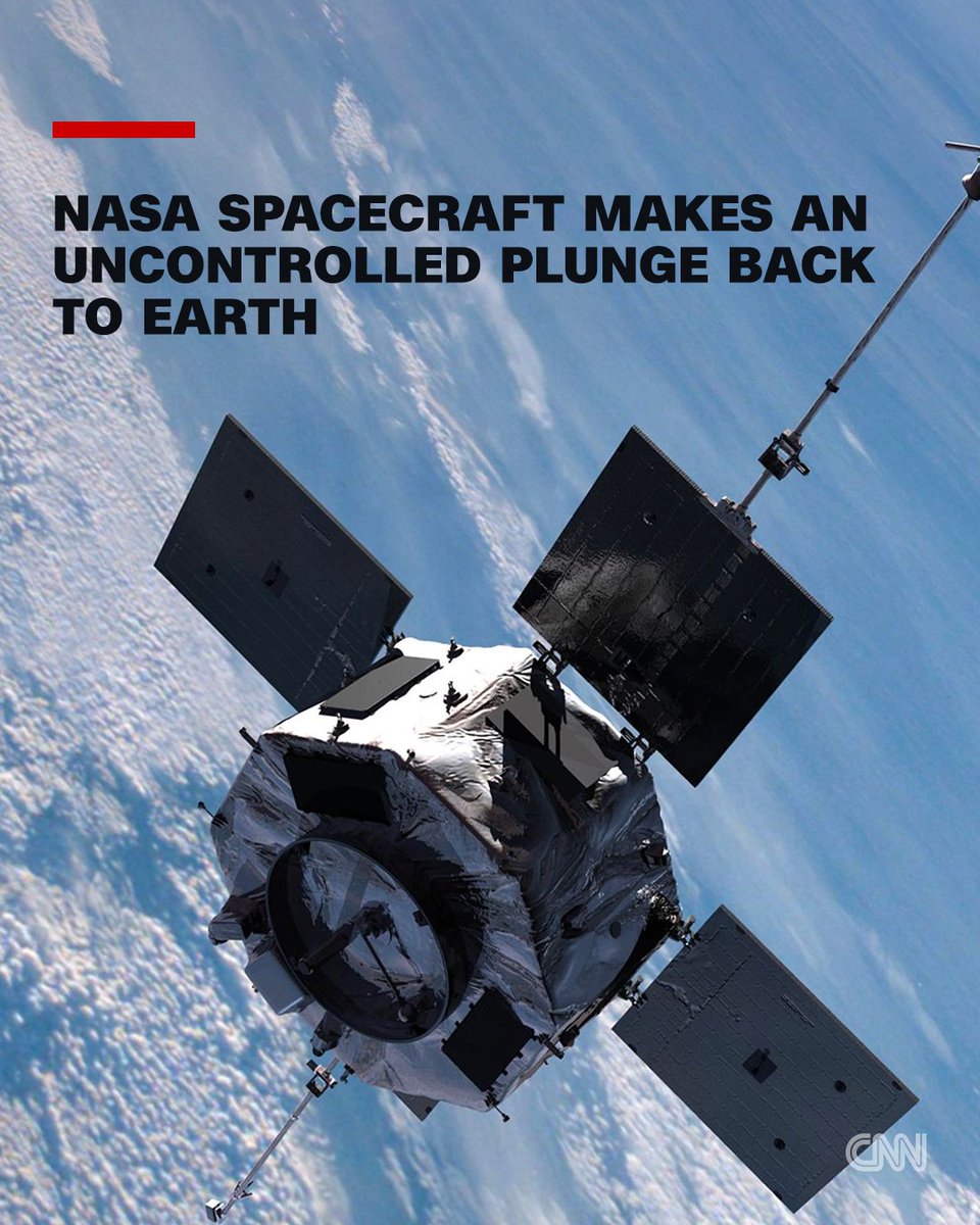 A large space probe plummeted into Earth’s atmosphere early Wednesday — years earlier than expected. cnn.it/4sIVQgT