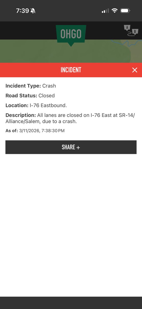 ODOT Akron tweet media