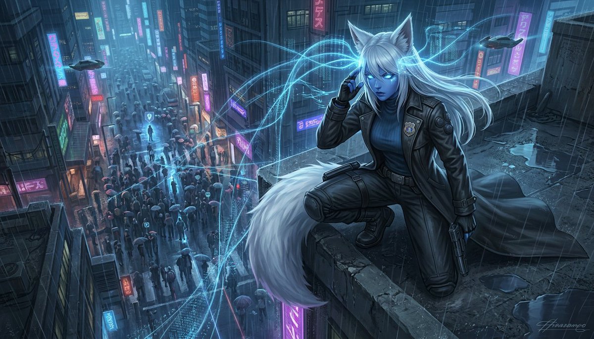 Zaela Zhezzaia | Babiniku Blue Catgirl Virus tweet media