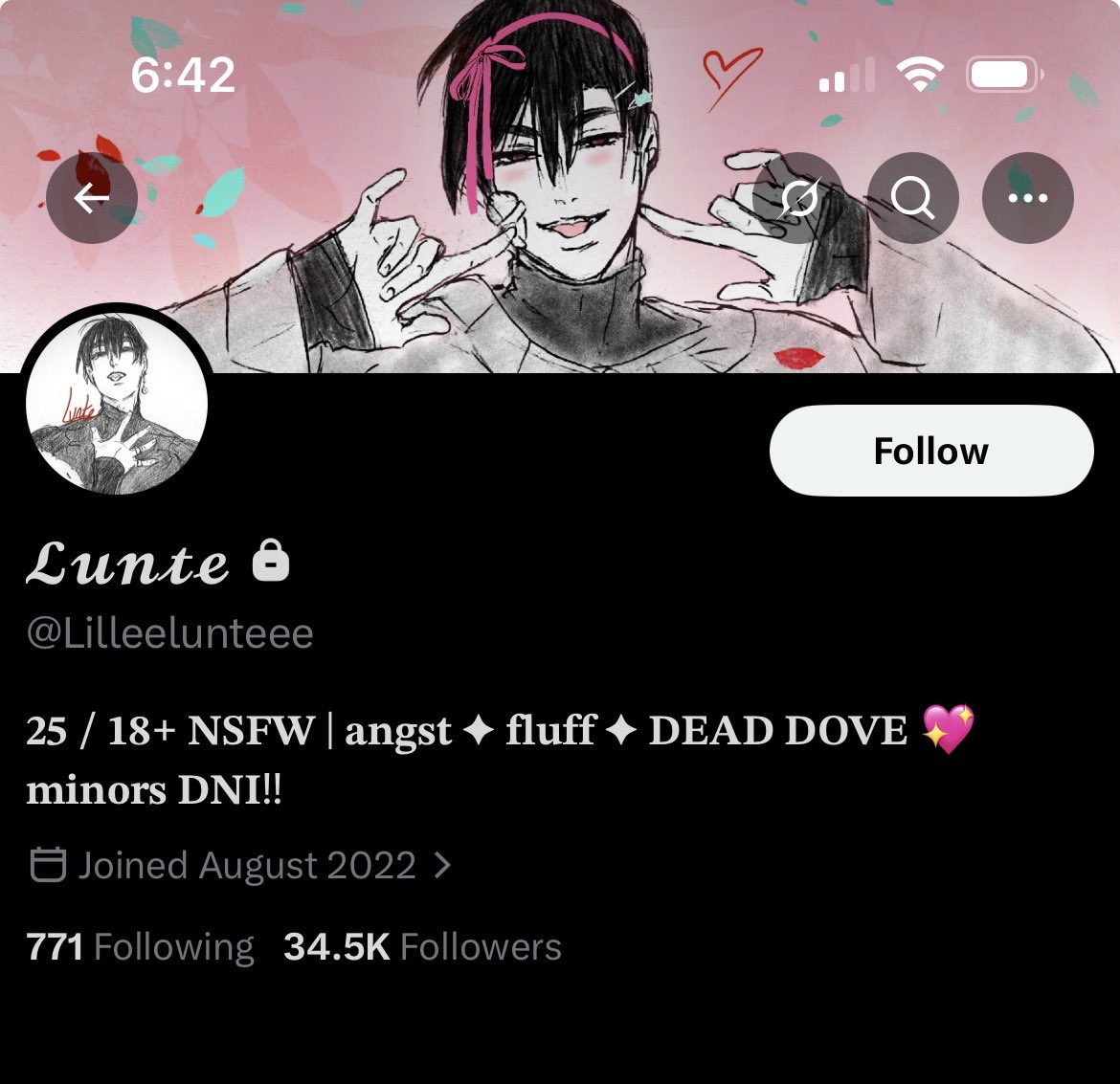 xx_mothman's tweet photo. This is what their page looks like. Block if you must. https://t.co/wZe31scQ7R