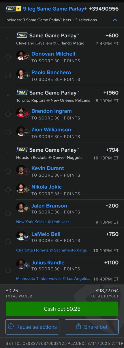 TPJ187's tweet image. I like the idea - everyone is pumped and wants to put up some points tonight

The Twolves/Clipps game feels low scoring, so I went with Randle showing up out of nowhere as Kawhi helps on Edwards

Jokic 35 felt right

Zion vs Ingram both 📈
#NBAPicks #RoundRobin #StiefsBeliefs