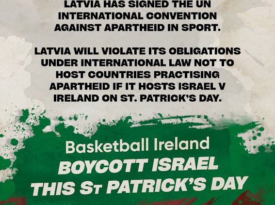 Irish Sport for Palestine tweet media