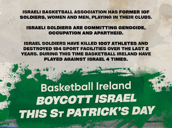 Irish Sport for Palestine tweet media