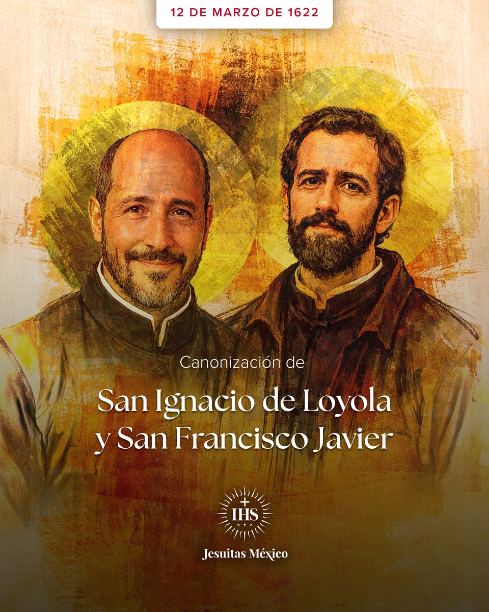 El 12 de marzo de 1622, San Ignacio de Loyola y San Francisco Javier fueron canonizados por el Papa Gregorio XV en Roma. El fundador de la Compañía de Jesús y su amigo y compañero misionero fueron reconocidos como santos, confirmando con su vida un camino de fe, misión y