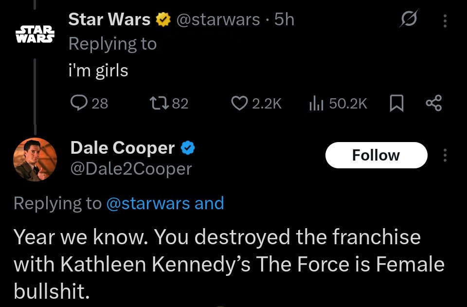 Star Wars Cringe tweet media