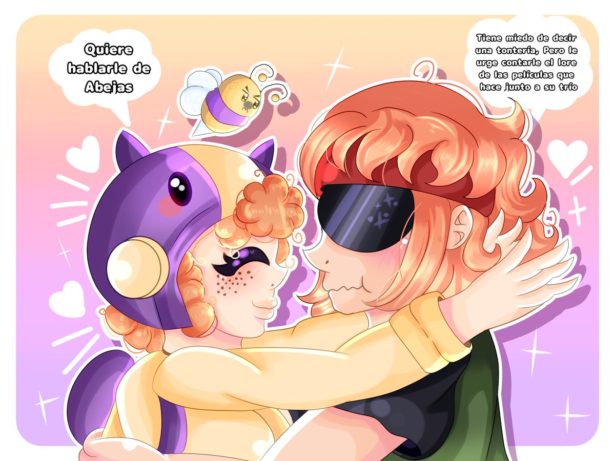 crea_day's tweet photo. PERO VOLVIMOS CON UN BEABUSTER
La abeja tiene muchas ganas de picar a Buster, Pero ve que Bea está feliz y se aguanta
Con este shipp siempre me ha dado risa por pensar que se llama Beemovie
Espero les guste
#brawlfanart #brawlstarsbuster #Brawlstarsbea #Beabuster https://t.co/LsSVj2GlEh