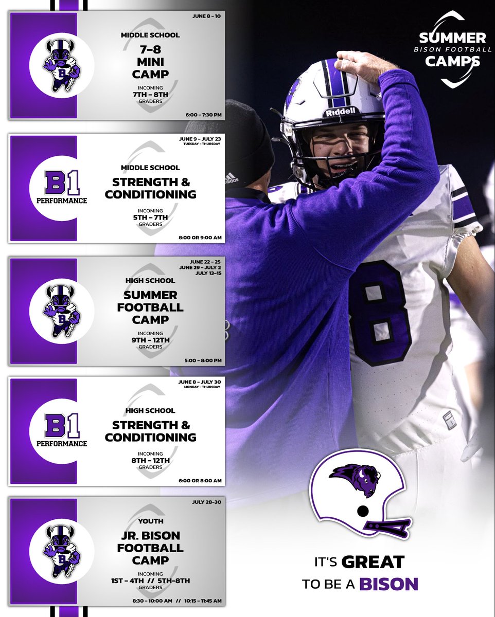 Bison Football tweet media