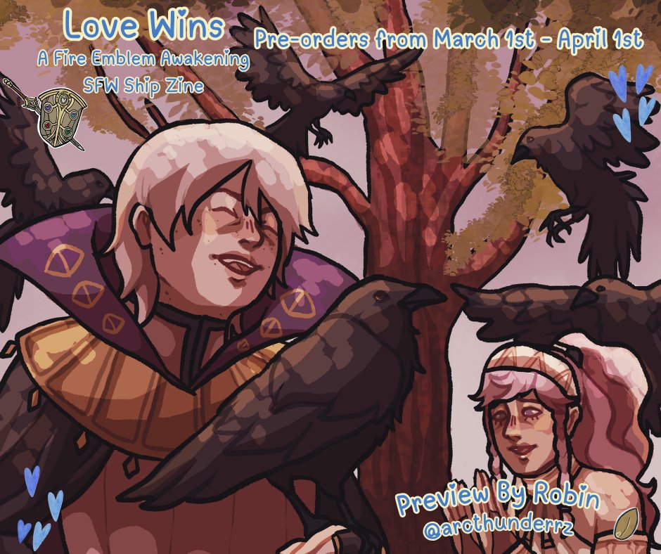 FEA_lovezine's tweet photo. This Fire Emblem Awakening Love Wins charity Zine SFW preview is for @arcthunderrz 's sweet Henry x Olivia art! Pre-orders are now open until April 1st! ๐๐
#fireemblem #FireEmblemAwakening #ใใกใคใขใผใจใ ใใฌใ #FE13 #FEใใกใคใขใผใจใ ใใฌใ 1 #Oliviafe #Henryfe https://t.co/y2G0g1adWG