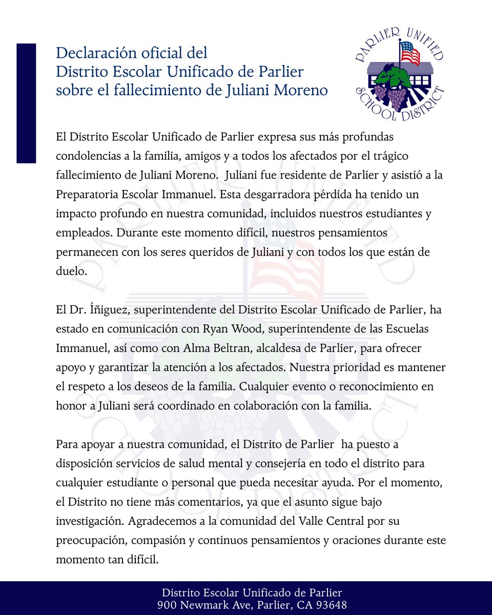 Parlier Unified School District tweet media