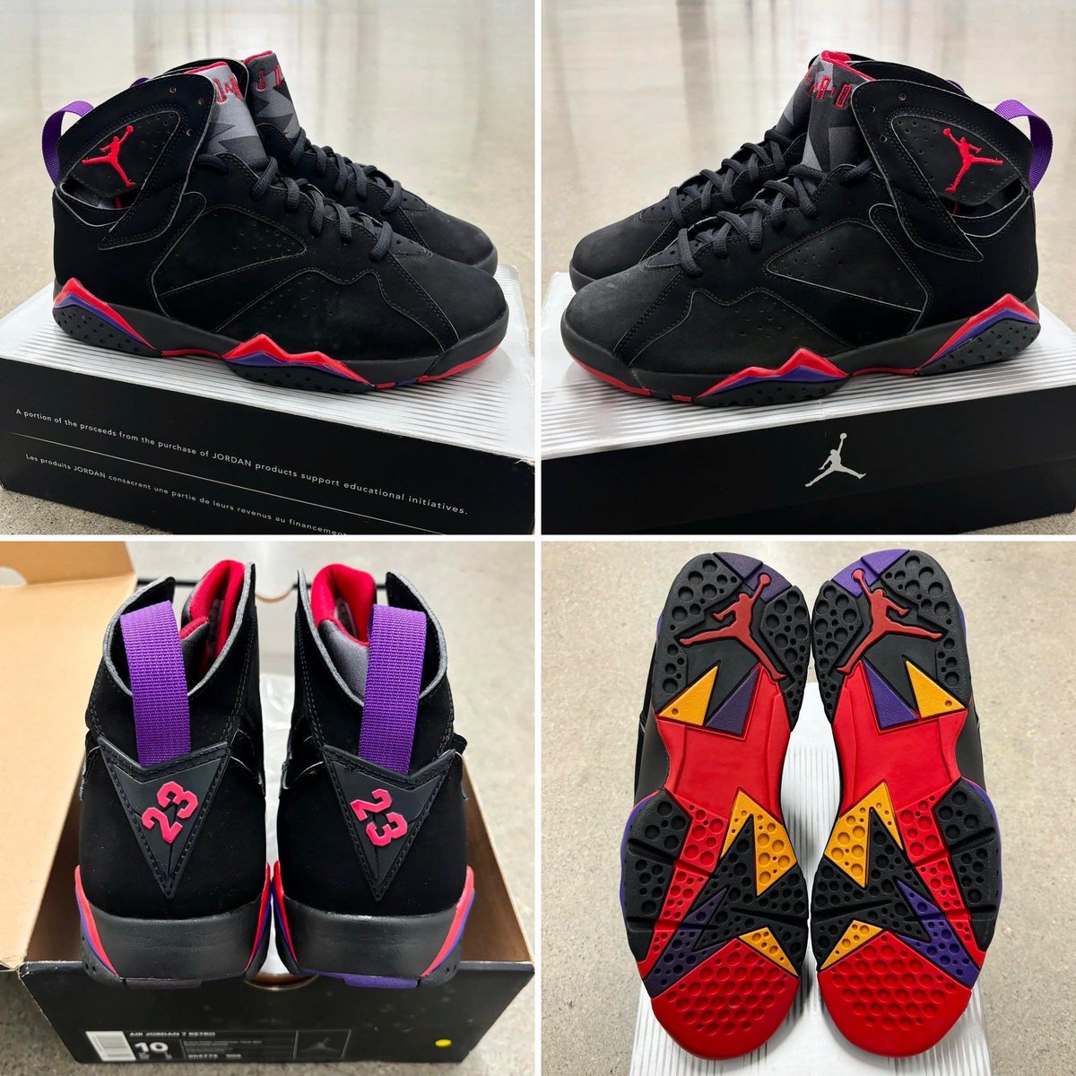 JustFreshKicks's tweet photo. Air Jordan 7 "Raptors" (2002) 🦖 https://t.co/wcQEedYeyV