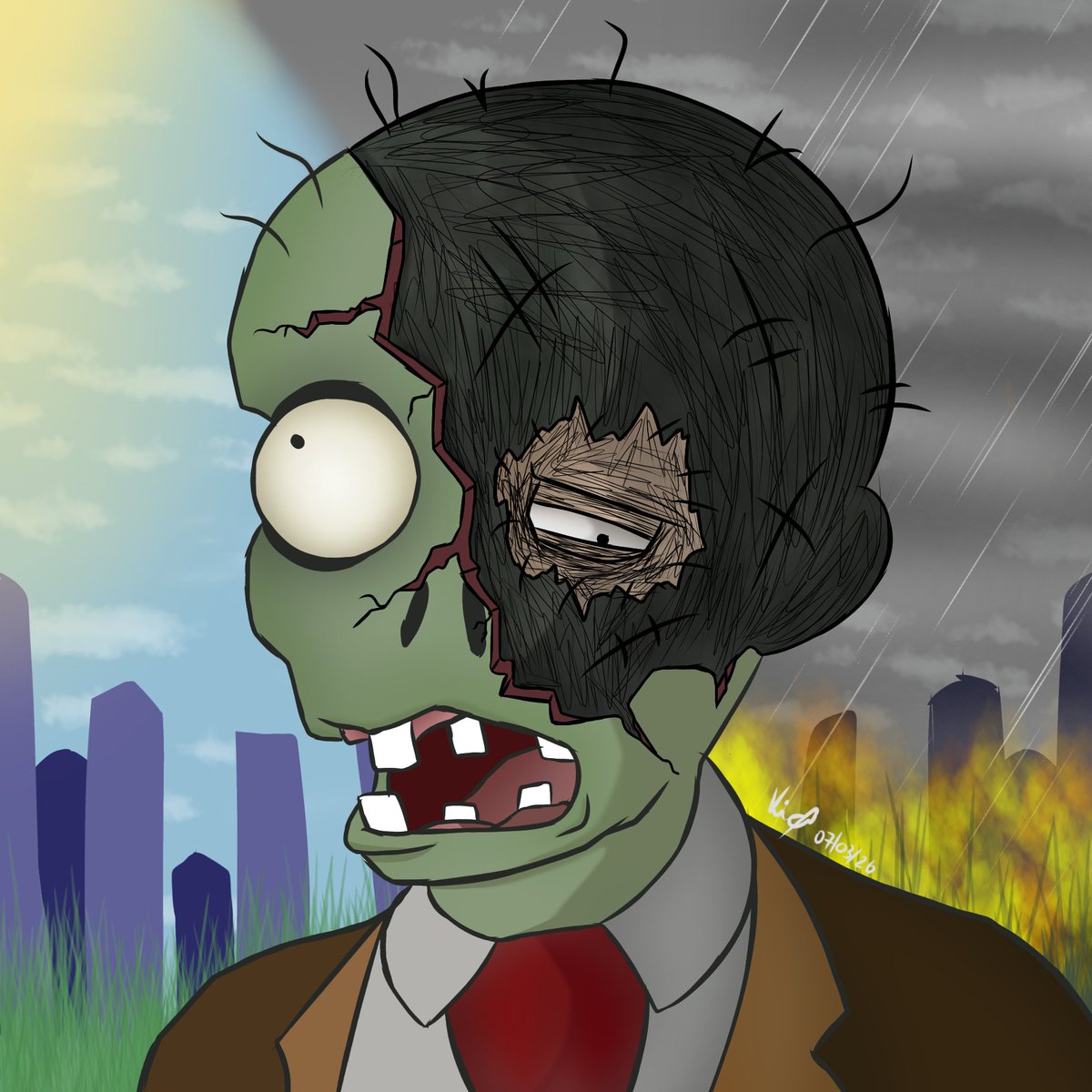 Vrictoplays's tweet photo. "Para muchos es un juego, para mi, es guerra"

//-Ojos de zombie-//

#ojosdezombie #pvzart #horror #fanart #pvz #comichorror #vrictoplays https://t.co/yyvnJMMK1j