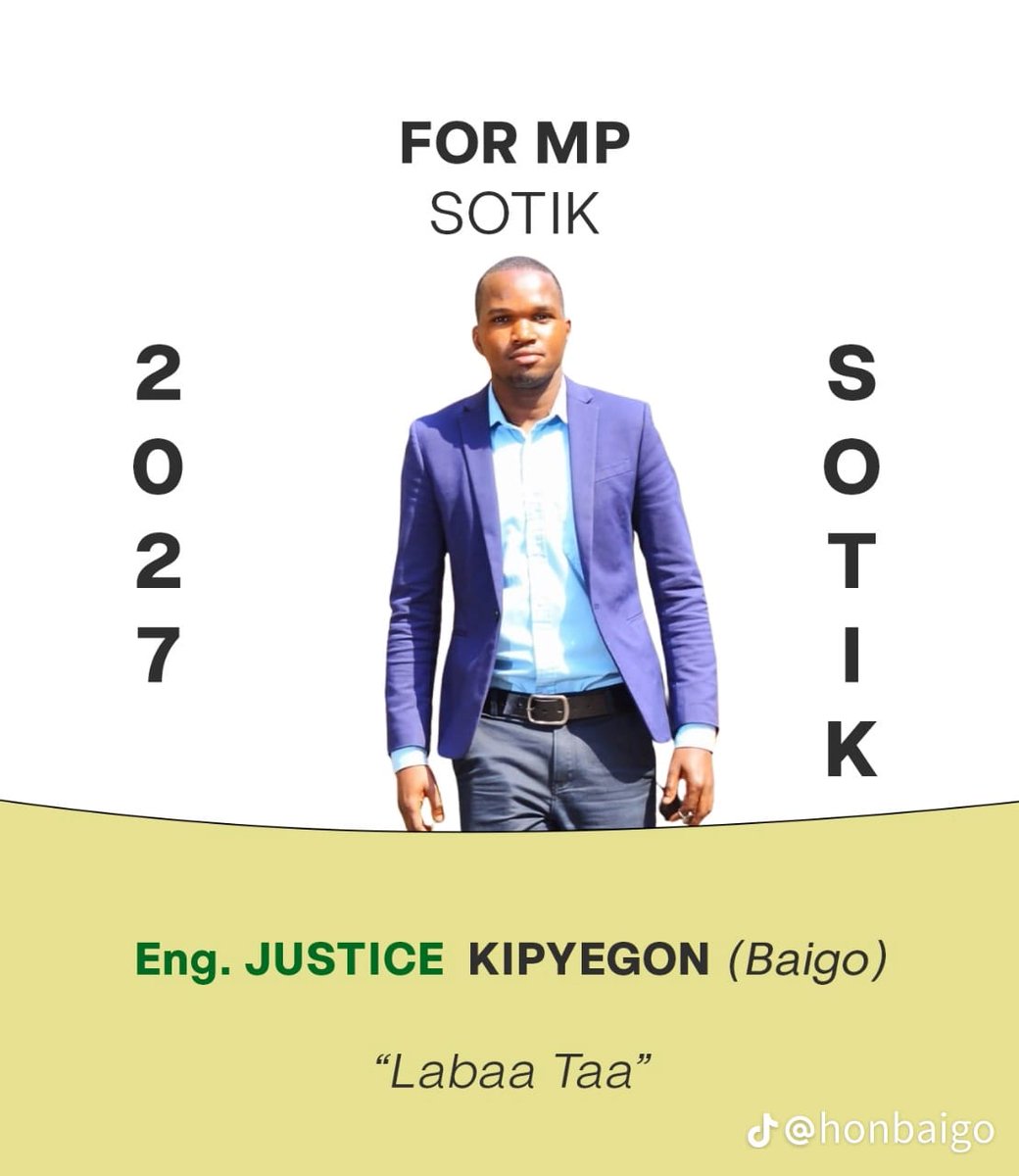 btranxact's tweet photo. Name : Eng. Justice Kipyegon 
Clan/Totem   :  Kipkaek / Kapjemisek (Chereret)
Sub-tribe   : Kipsigis
Home Town  : Sotik

Okonon nibo MP buana. Mi mabwai Kiptoyot ndoni https://t.co/7mXAIKuuKm