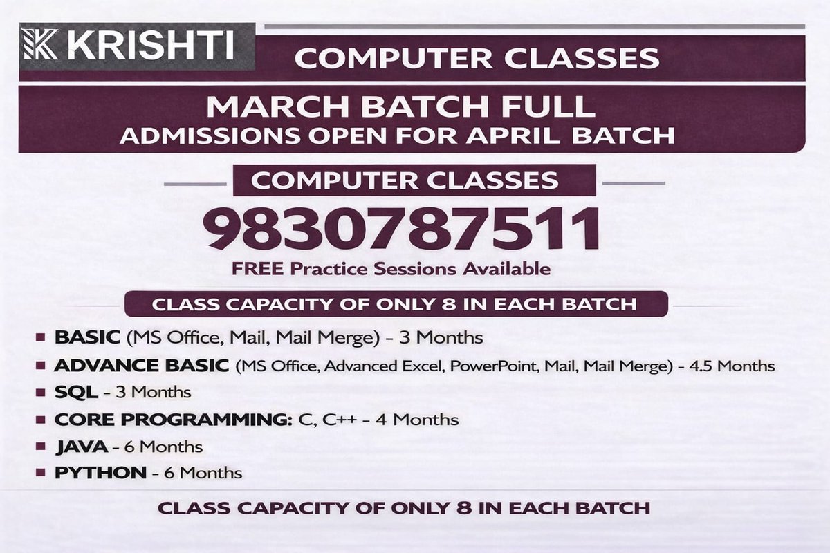 Krishti Projects tweet media