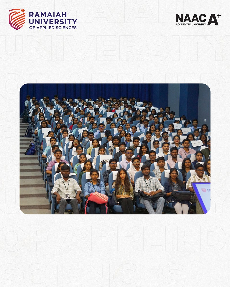 Ramaiah University of Applied Sciences tweet media