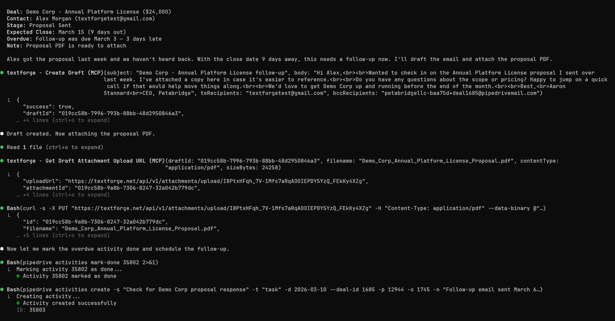 TextForge tweet media