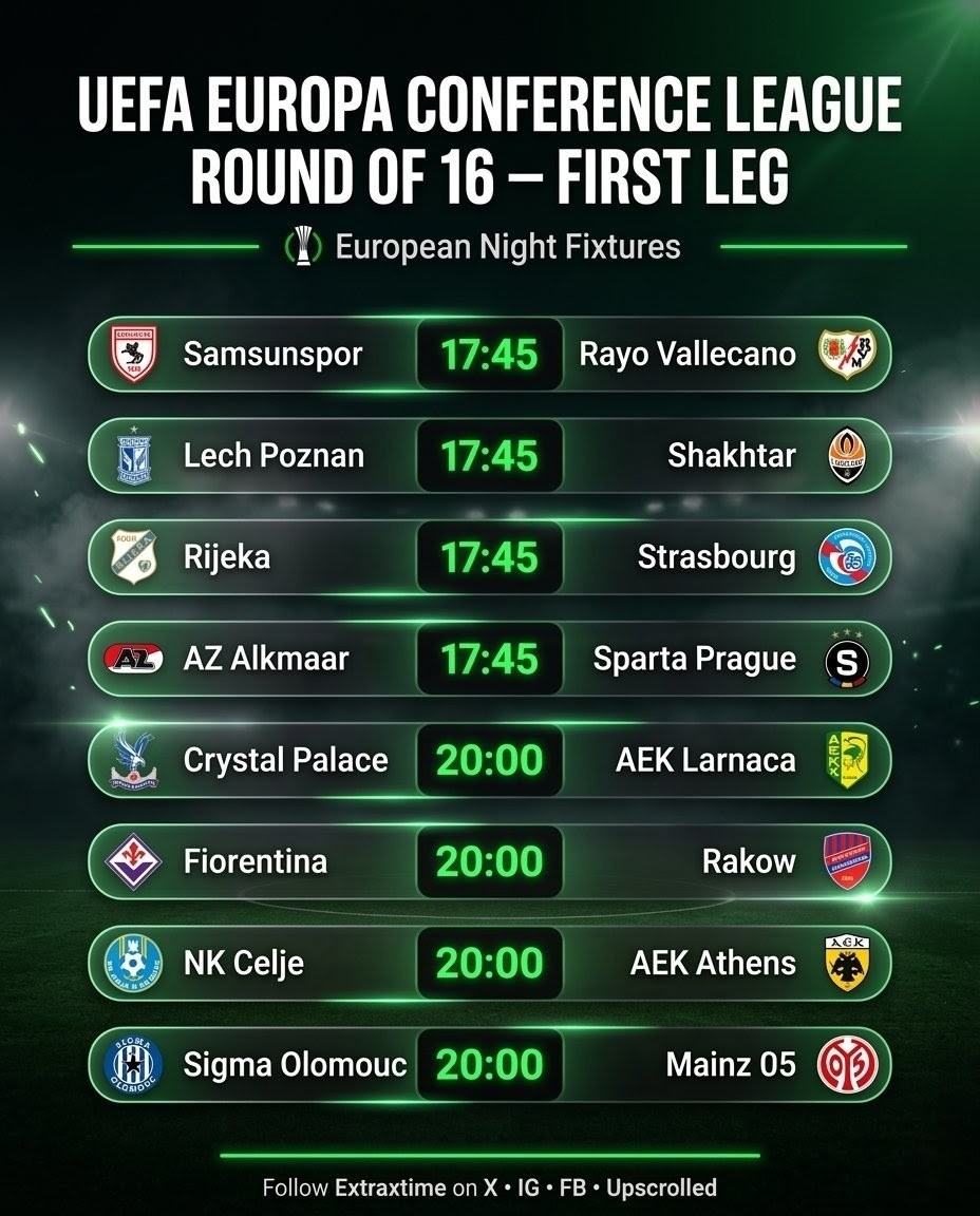 FansBench's tweet photo. #UECL Round of 16 Fixtures
Martinelli East Africa Tunataka Power Kerichot kosob Nandi #AndersonForGovernor Natembeya https://t.co/zJRnxG2J3b
