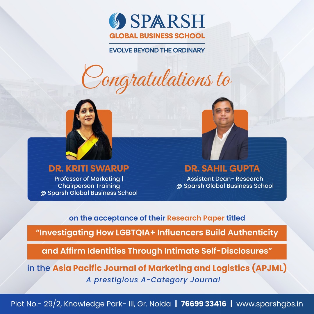 Sparsh Global Business School tweet media
