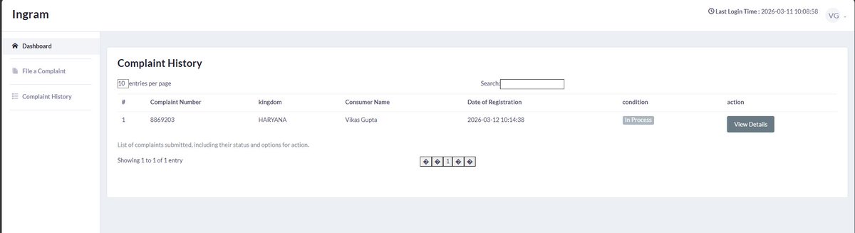 vikagupta43's tweet photo. @MyntraSupport @myntra @MyntraSupport  @myntra   Since the issue was not resolved, I have now registered a complaint with the National Consumer Helpline. Complaint No: 8869203. Please resolve this matter at the earliest. https://t.co/aTKgA5wVW8