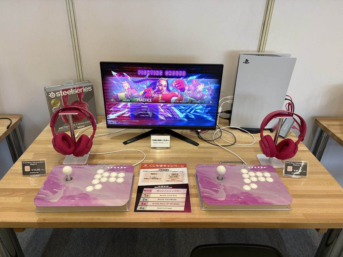 licca_pink_____'s tweet photo. 試遊させていただきました
色かわいいし音良かったです！
#steelseries https://t.co/v5uSCdH9FH
