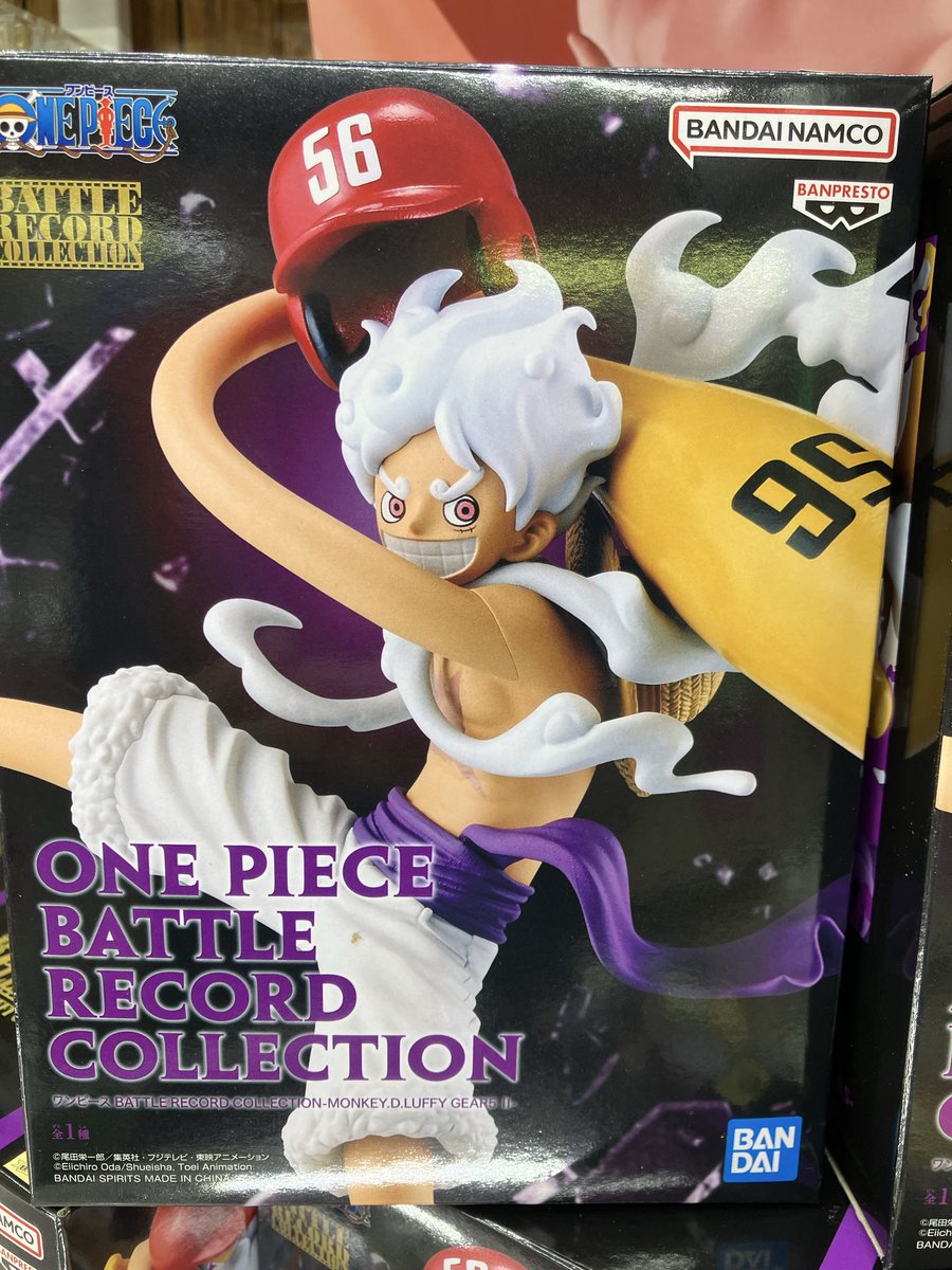 【10個セット】 ONE PIECE ルフィ フィギュア ニカ　野球　バット クレンゲームコーナー】 ✨新景品紹介✨ #ワンピース から #ルフィ の