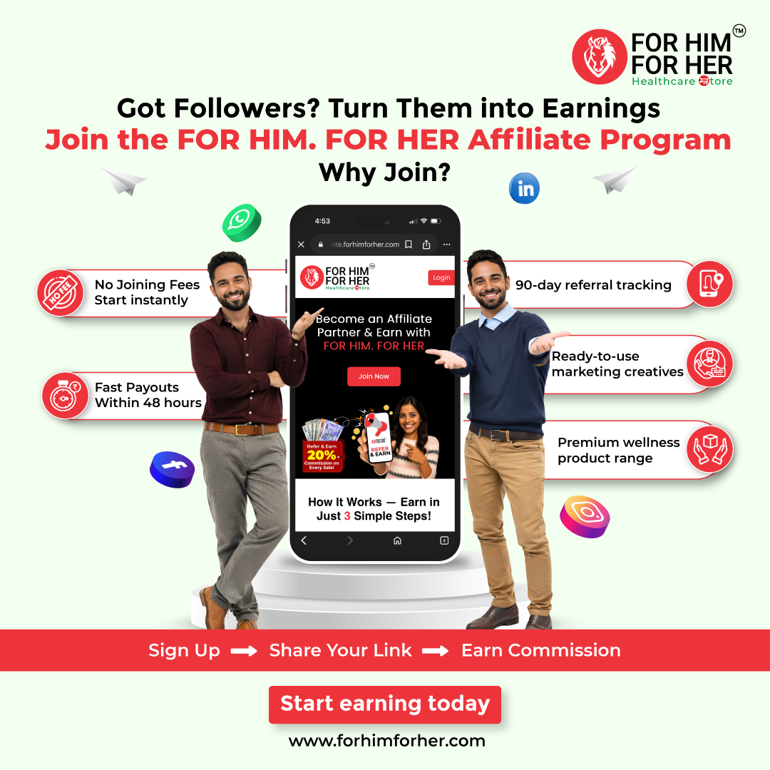 ForHimForHer_'s tweet photo. Share. Promote. Get Paid!
Join the FOR HIM. FOR HER Affiliate Program & earn 20% cash rewards by promoting premium nutraceuticals.
Sign up: https://t.co/3ros6moT7O
#AffiliateMarketing #EarnOnline #SideHustle #FORHIMFORHER #PassiveIncome #PromoteAndEarn https://t.co/9jQC5WdV8P
