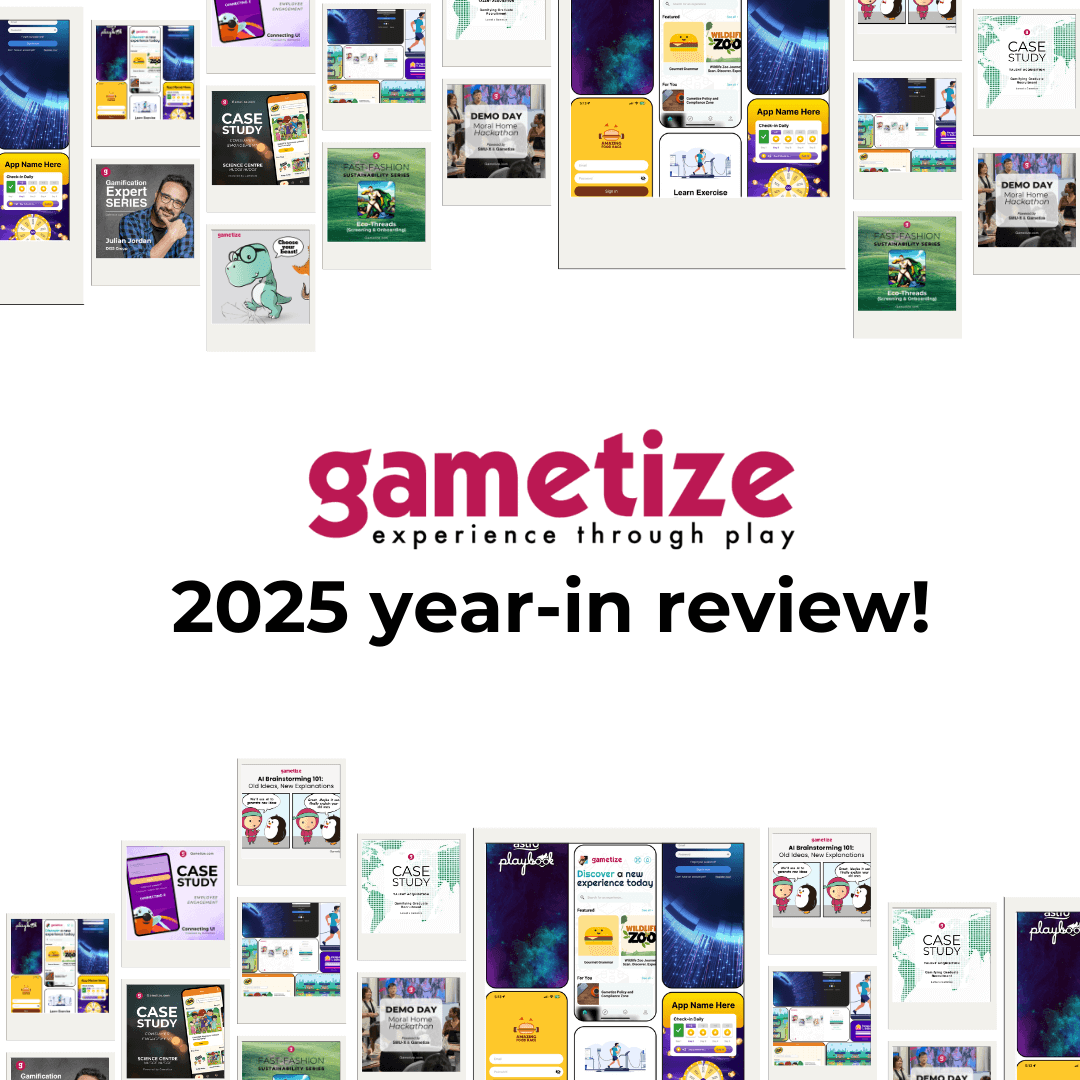 gametize's tweet photo. #Throwback to what the Gametize community built in 2025...
526,963 users
59,886 gamified content pieces created
...Plus new launches like Gametize AI and Interactive Maps.

See the full recap:
https://t.co/ulHLs7azDp
#Gametize #GametizeAI #Gamification #YearInReview2025 https://t.co/bkINOyv7qt