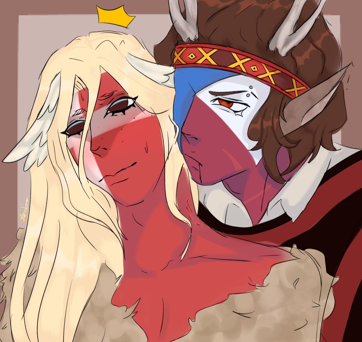 Adam56993428366's tweet photo. CHILE X DENMARK‼️

#countryhumans
#countryhumansart
#digitalart
#countryhumanschile
#countryhumansdenmark https://t.co/MXFAOQ03oJ