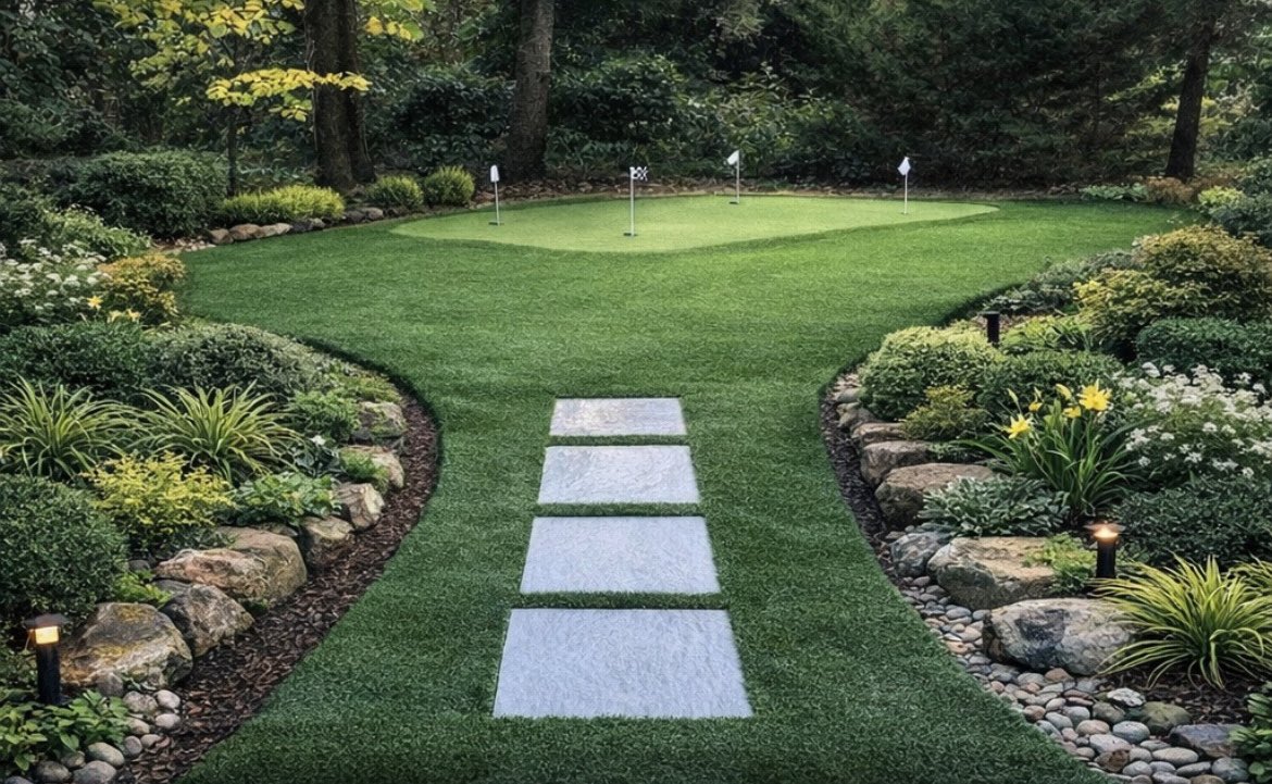 CScottS70's tweet photo. Transforming your yard to easily maintained artificial grass seems to be catching on here in East Tennessee! https://t.co/35XQd7xD8I