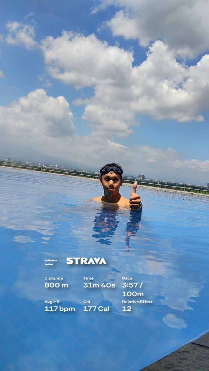 edwinpohan's tweet photo. Now that’s a recovery swim! https://t.co/uNYYSN35OH
