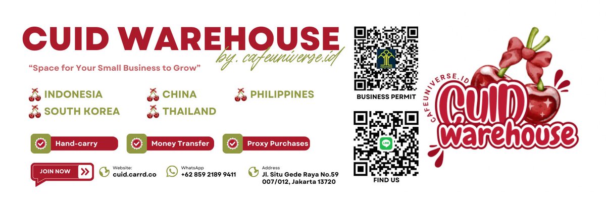 CUID WAREHOUSE BY CAFEUNIVERSE.ID (KR/PH/CH/TH) tweet media