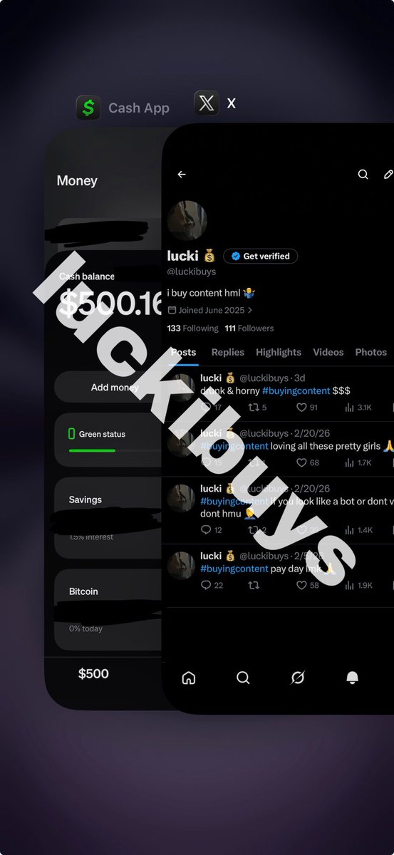 lucki 💰 tweet media