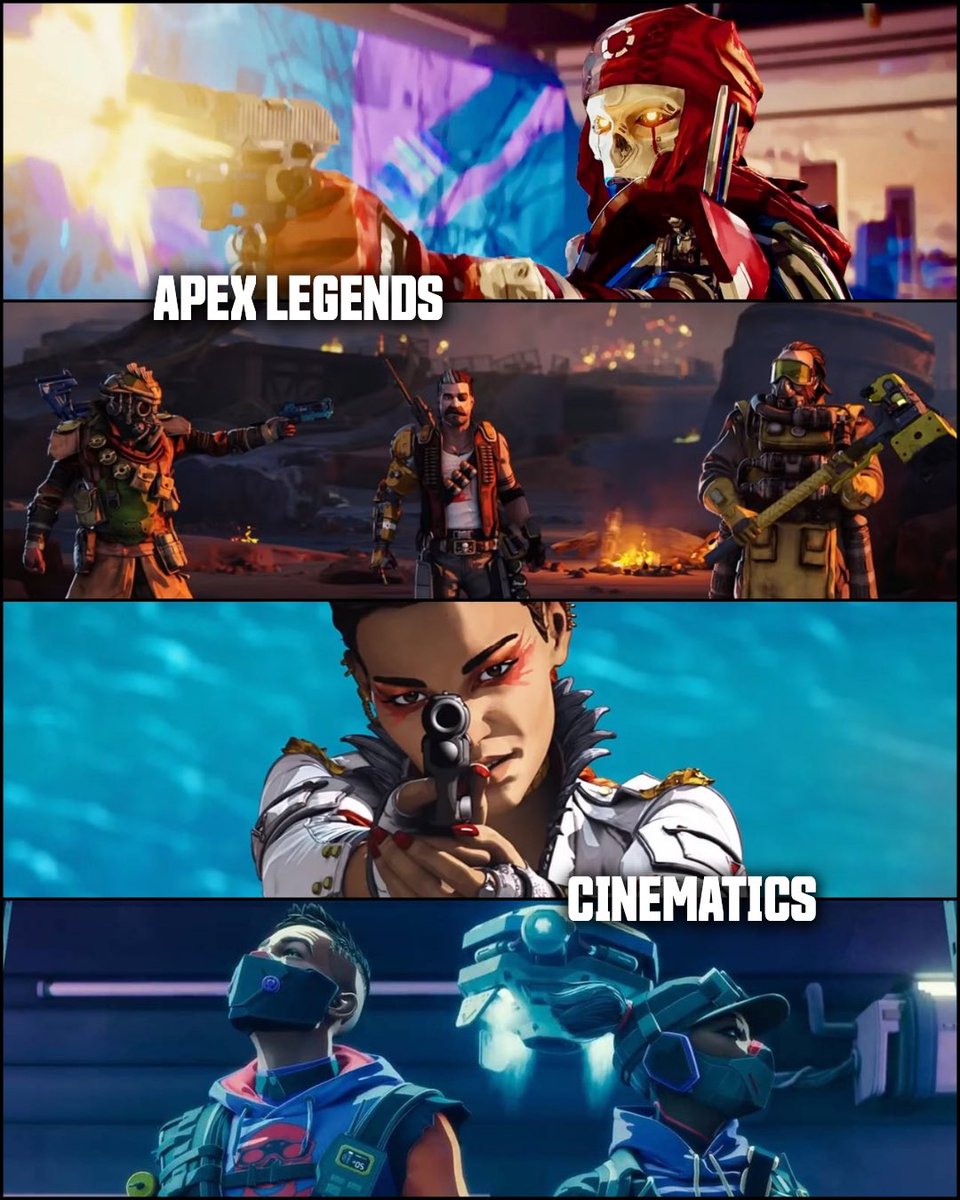 luckychappy_'s tweet photo. I miss the lore and stories from the Apex Legends universe, I genuinely thought we’d get a Netflix series or something, they were such high quality and entertaining. https://t.co/3l7WSUdayU