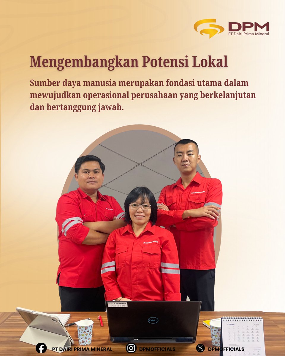 DPMofficials's tweet photo. Tumbuh Bersama, Berkarya untuk Dairi dan Negeri. 

PT Dairi Prima Mineral terus berkomitmen mendorong pengembangan sumber daya manusia dan potensi lokal. Dengan sinergi dan kolaborasi, kita ciptakan manfaat nyata bagi masyarakat dan operasional perusahaan yang berkelanjutan. https://t.co/HOGyDBYmjv