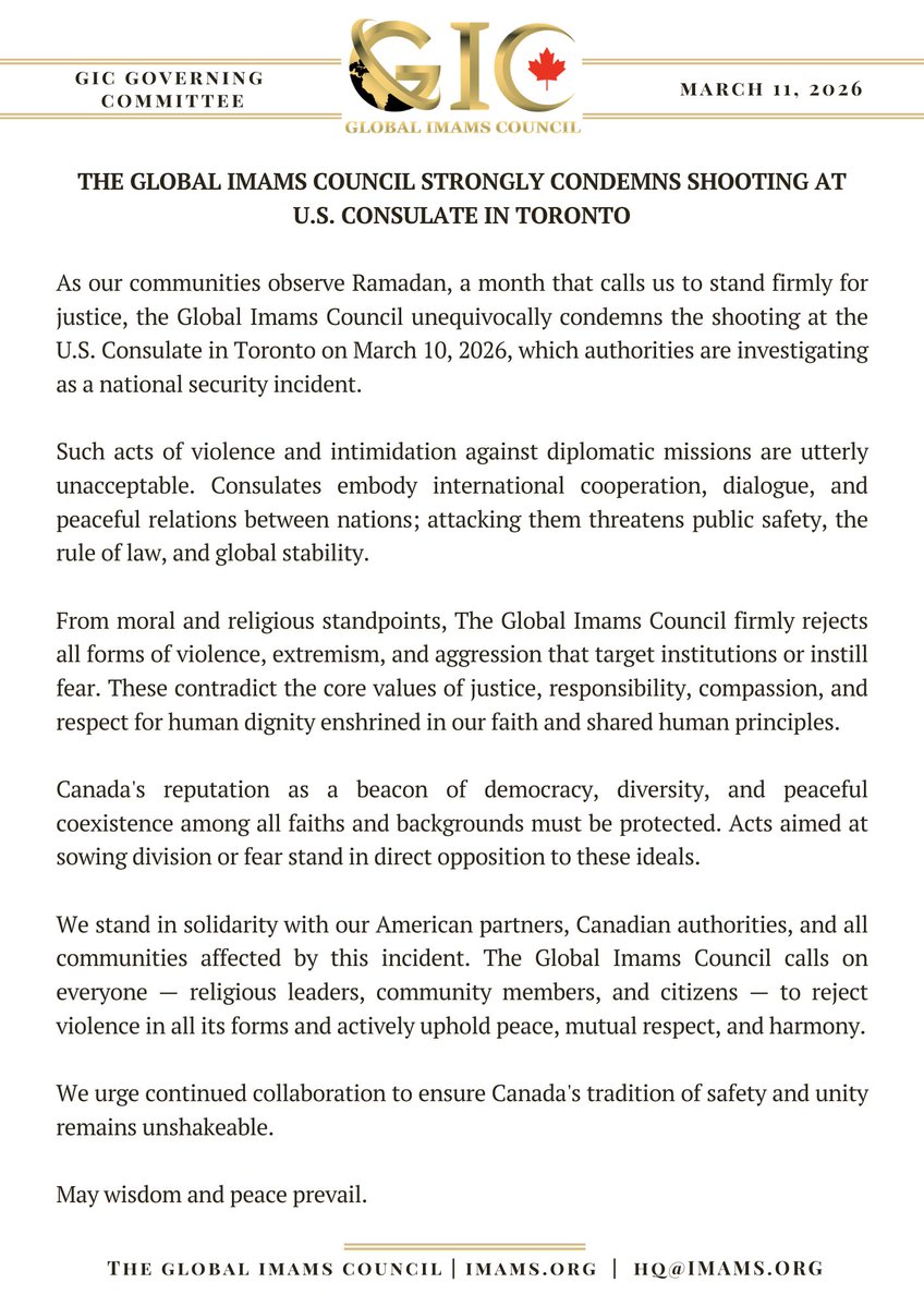 Global Imams Council (GIC) tweet media