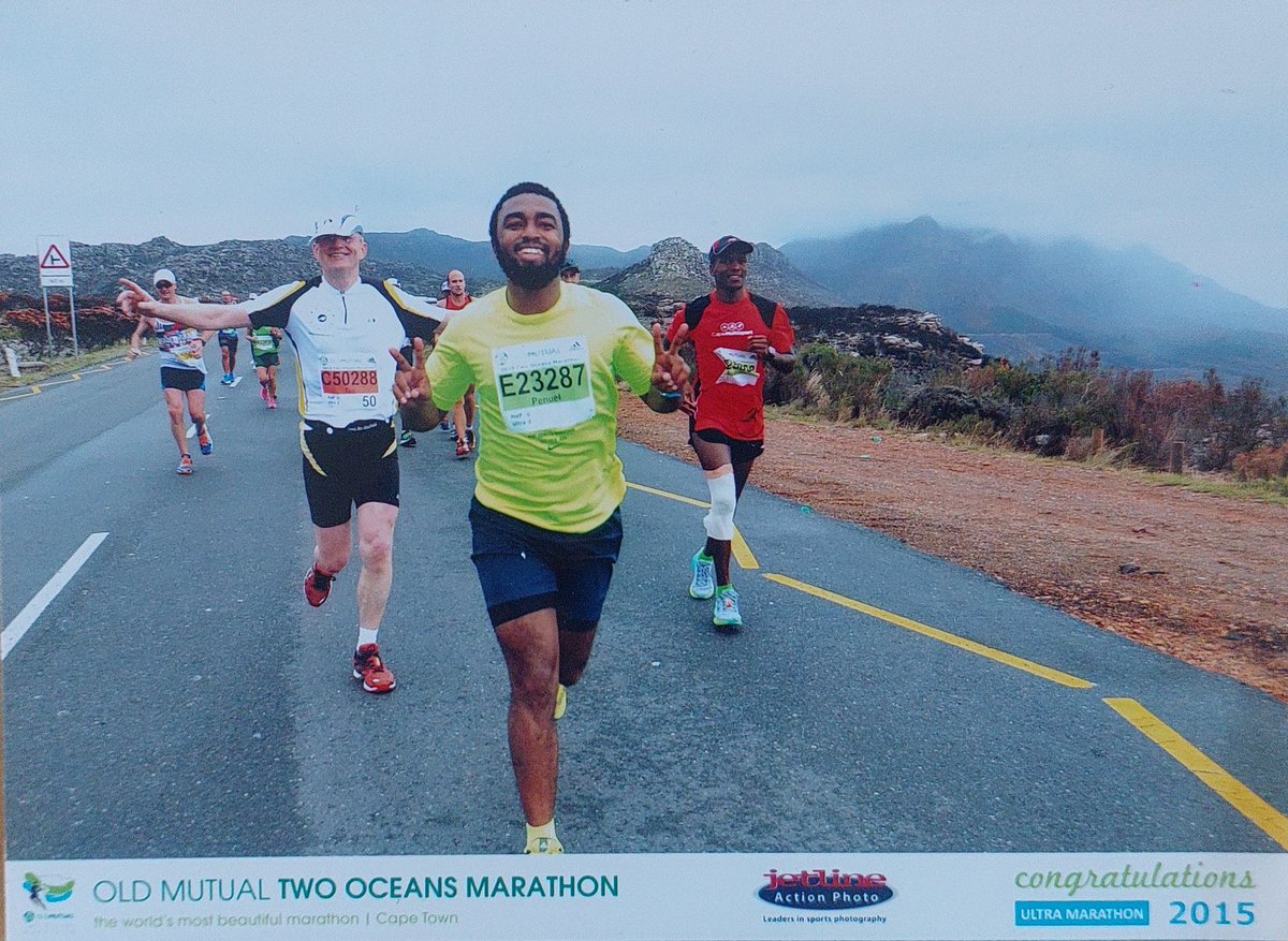 penuelist_'s tweet photo. Throwback to 3 dope marathons that I ran, among the over 30 other races I partook in:

1. Soweto Marathon in JHB, 2014
2. Two Oceans Marathon in CT, 2015
3. Comrades Marathon in DBN/PMB, 2015

These were good times... I'm grateful ❤️🙏🏽 https://t.co/ToY9OkimY7