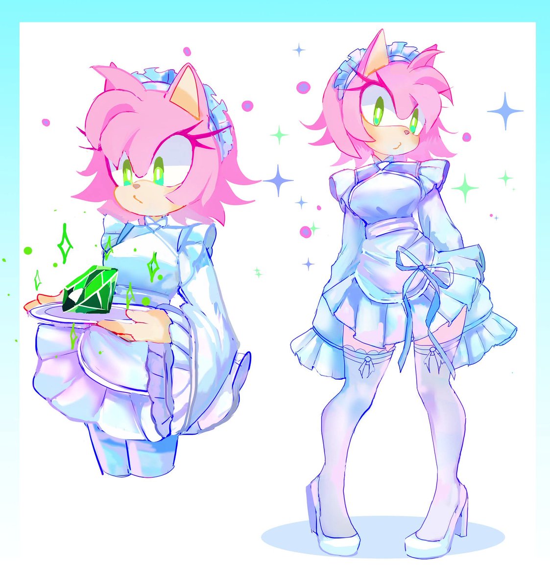 Amy Rose brings you an emerald, thank Amy Rose
#amyandsonic #AmyRose #sonicart