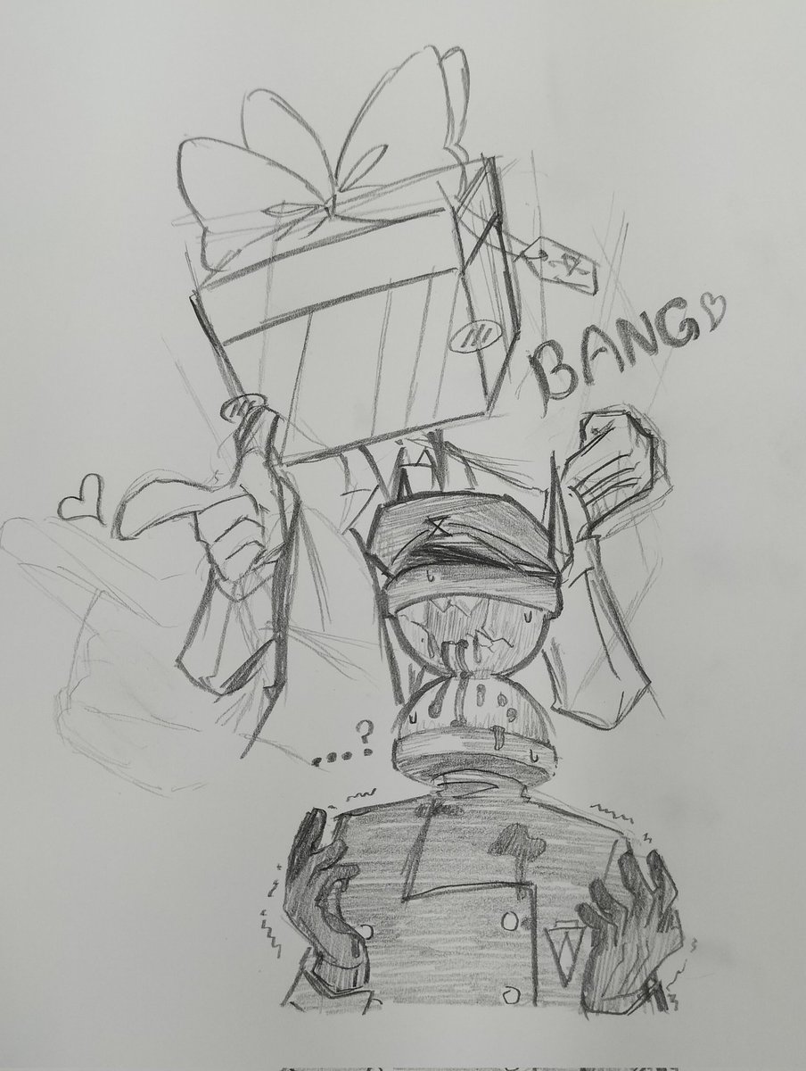 LC_LeoCreeper's tweet photo. Creator :BANG❤️
oc :wha... (got shooted in the head)
#objecthead #oc #objectheadoc https://t.co/sLK8GQs9ok