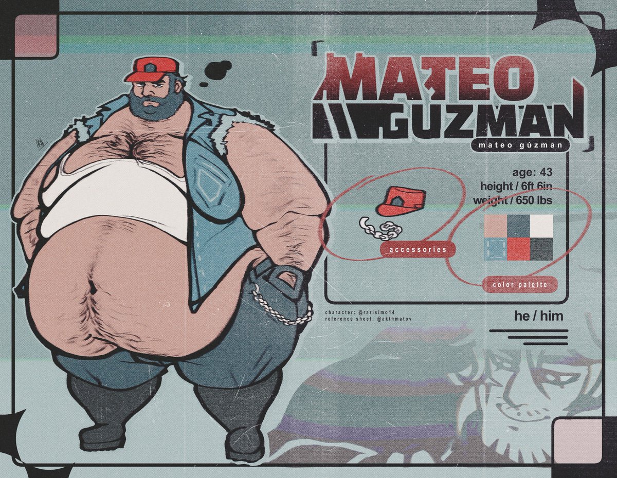 akthmatov's tweet photo. commission / reference sheet for @rarisimo14 
(also yes its the same trucker! he found his home ❤️) https://t.co/fWoTz8NvKd