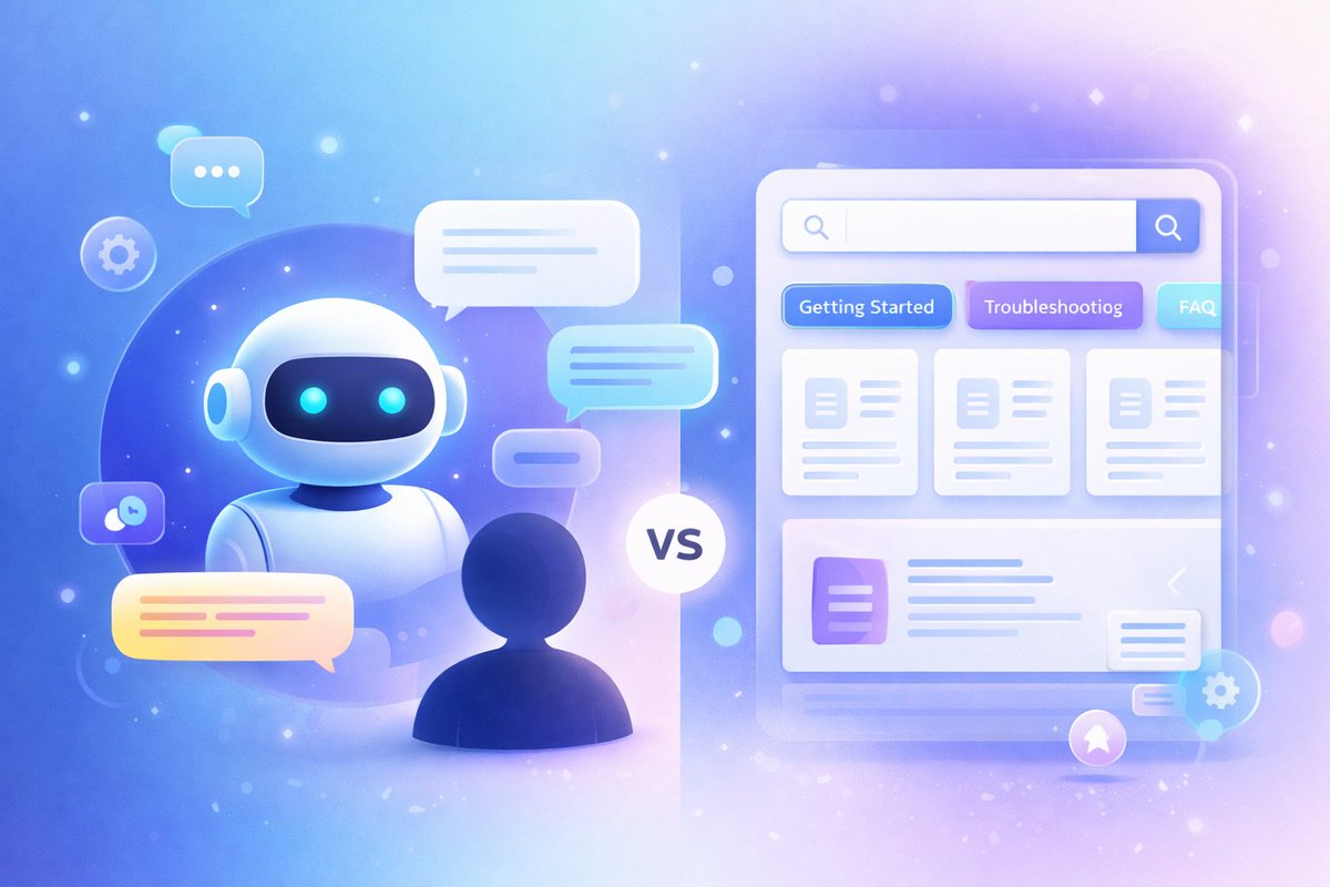 helpsiteio's tweet photo. AI chatbots are everywhere right now.

But many companies are rediscovering something simple: a well-built knowledge base often solves customer questions faster.

Before adding another support tool, it’s worth asking:

Are your answers already documented clearly?

We explored this idea in our latest post:
👉 https://t.co/bsMObQWMcX

It breaks down how knowledge bases and AI chatbots actually work together—and why strong documentation still matters.