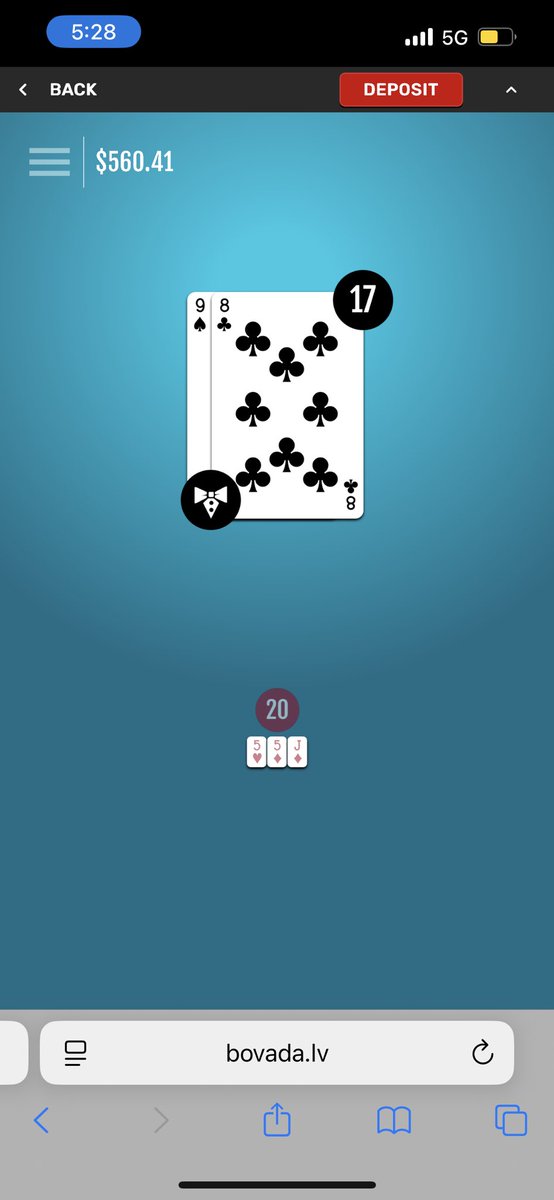 How tf does this happen??? Bovada double deck