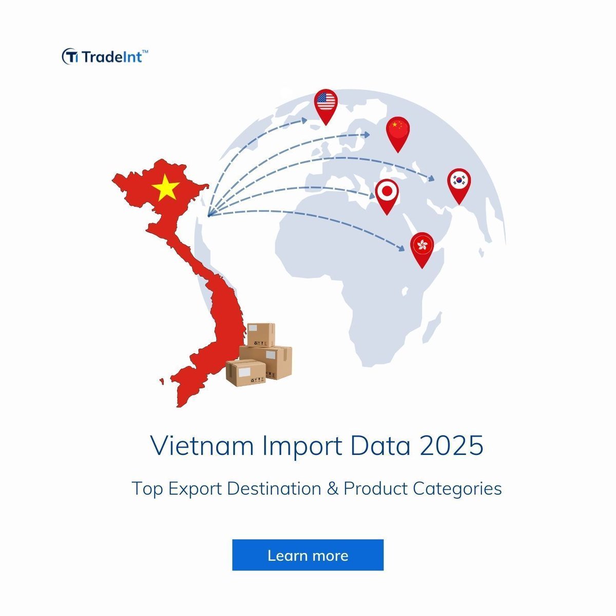 tradeintglobal's tweet image. Vietnam Exports 2025 | US$515B Total Trade 
 
1. United States — US$153.18B
2. China — US$70.45B
3. South Korea — US$28.94B
 … and more
 
Read more:
 
 tradeint.com/insights/vietn…
 
#vietnamtrade #vietnamexport #globaltrade #supplychain #tradedata #exportdata #tradeintelligence
