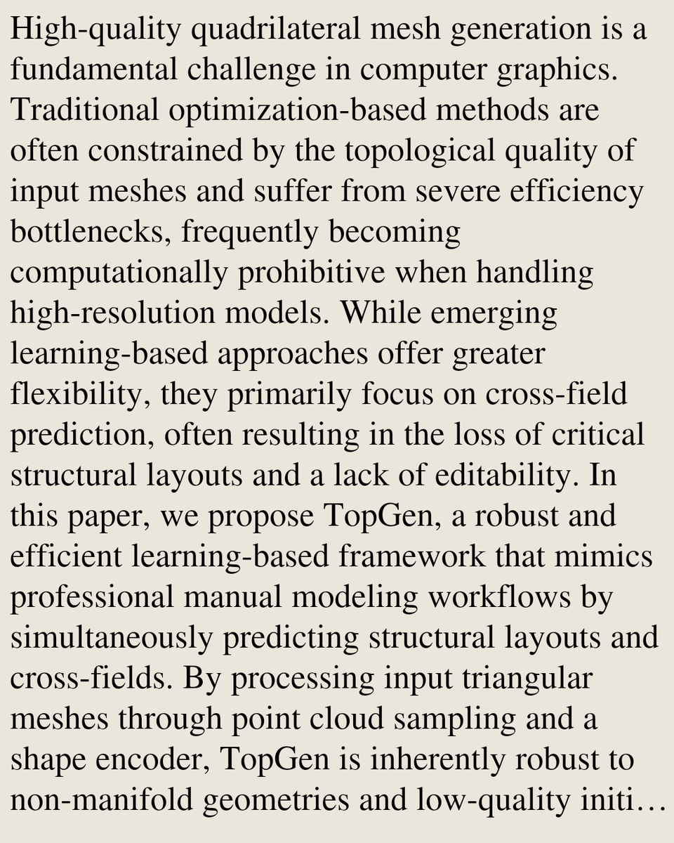 Computer Graphics arXiv tweet media