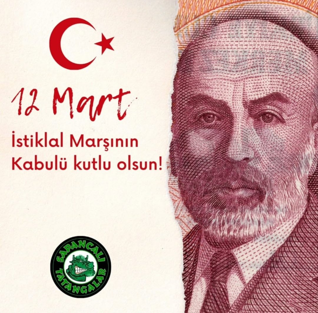 Ezelden beridir hür yaşamış ve her daim hür yaşayacak olan bu aziz milletin hür ve bağımsız olduğunun en büyük simgelerinden olan İstiklal Marşımızın kabulünün 105. Yıl dönümü kutlu olsun. Aziz şehitlerimizin ve marşımızın şairi olan Mehmet Akif Ersoy’un ruhları şad olsun.