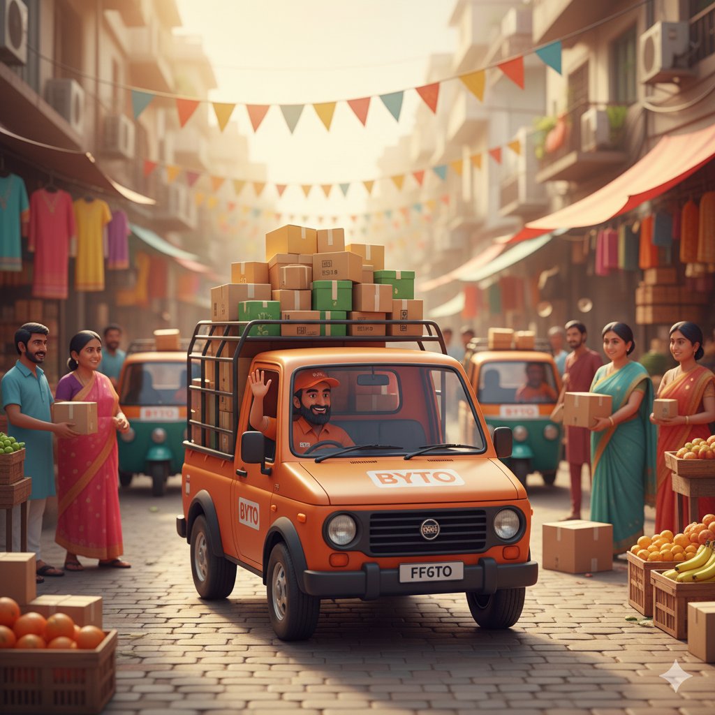 byto_official's tweet image. BYTO is transforming intra-city logistics by connecting small businesses with reliable LCV vehicles and professional drivers.
With easy booking, transparent pricing, and real-time tracking, businesses can focus on growth while we handle the delivery.
#BYTO #IntraCity #SupplyChain