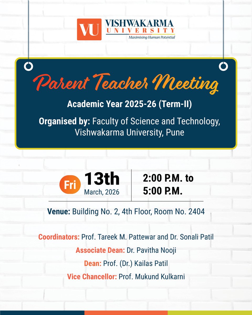 Vishwakarma University, Pune tweet media