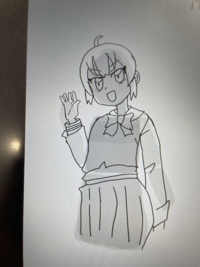 お仕事の息抜き
ixy先生の本みながら描いた子 