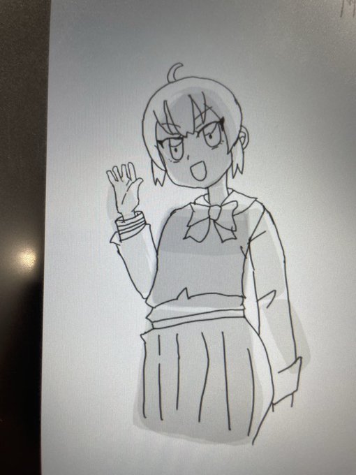 お仕事の息抜き
ixy先生の本みながら描いた子 