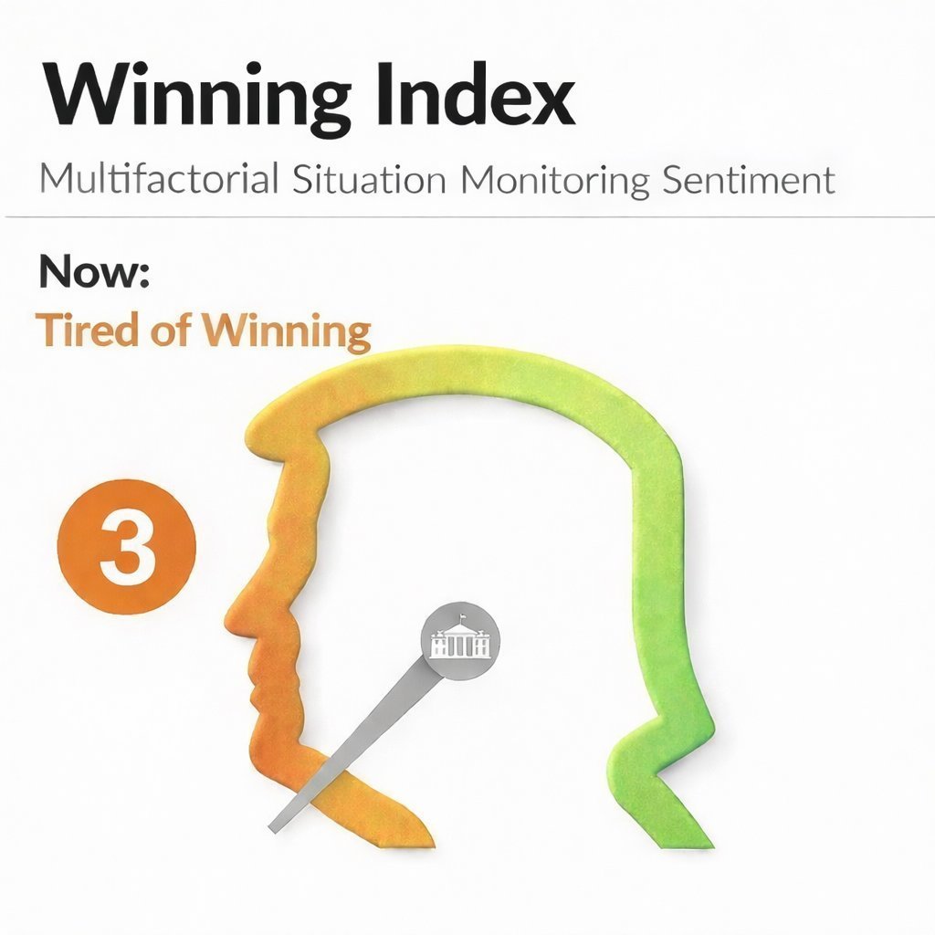 I'm tired of winning, MR president...