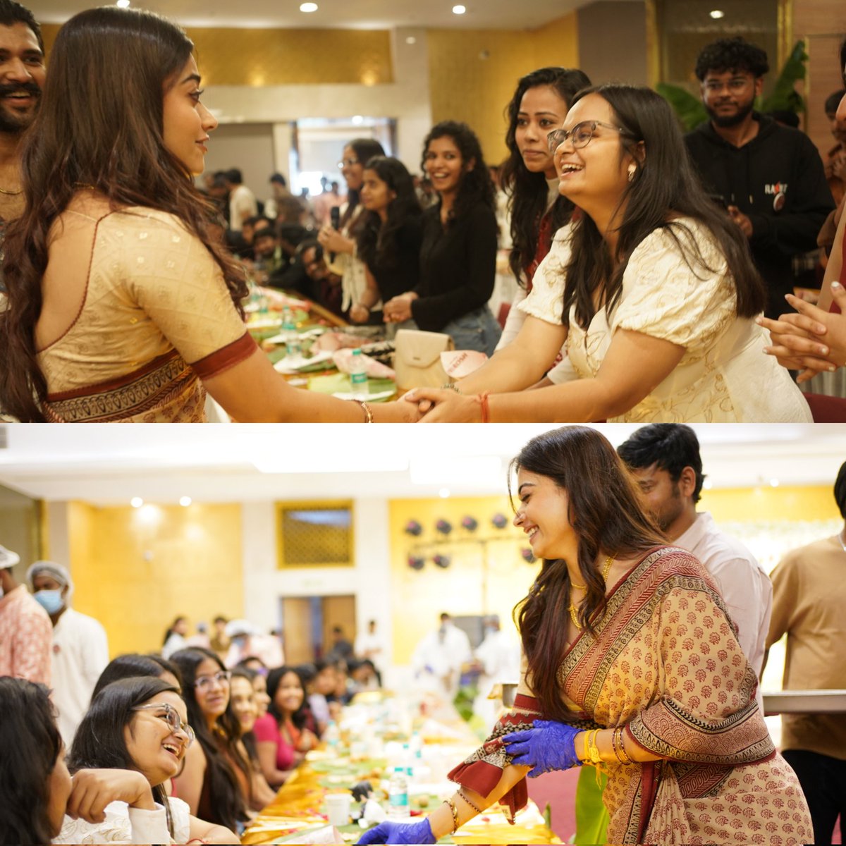 I LOVE YOU SO MUCH <a href="/iamRashmika/">Rashmika Mandanna</a> 🥺❤️ Always a kid around you because you make my eyes glitter in happiness. You're truly one of a kind and the way you remember and adore your fans is what makes you who you are Roshh. Forever your comrade 🥺❤️