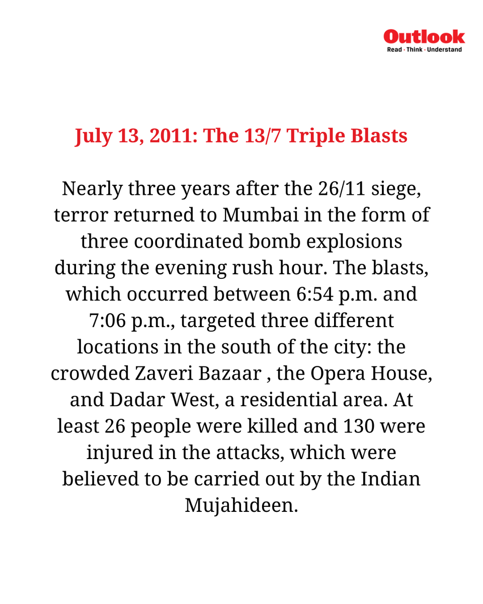 Outlookindia's tweet photo. #BombBlast #1993MumbaiBlast #TerrorAttacks #MumbaiTerrorAttacks
Read the full story here: https://t.co/ILgDYHvfDY https://t.co/OjTKwhD7ax
